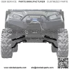 1.5" Forward Offset A Arms for 2010-2016 Polaris Ranger XP 800 / XP 800 Crew / 800 6x6 | Fit up to 28" Tires | 1.25?? Tubing 25% larger Than Stock! | Utilizes Stock Bushings