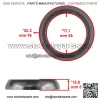 3610181 5257254 Exhaust Gasket Donut Seal  w/Muffler Gasket For Polaris - Image 2