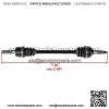 Front Left & Right CV Axles For Kawasaki Teryx4 800 KRT800 2014-2023 - Image 2