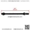 Front Prop Drive Shaft Assembly For Polaris SPORTSMAN FOREST 500 2011-2013 (For: Polaris Sportsman 570) - Image 3