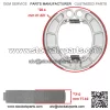 43620-HR3-A20 40520-HP0-A00 Rear Brake Drum w/Brake Shoes For Honda - Image 4