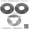 Front and Rear Brake Disc Rotor for Polaris Scrambler 500 4x4 / Intl  2010-2012 - Image 4