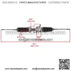 1823632 Steering Rack and Pinion For Polaris RZR 570 - Image 2