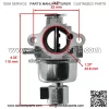 Carburetor for Kohler Courage SV591-3217 HOP 19 HP Lawn Mower 26mm Bore - Image 2