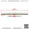 53521-HA8-000 53521HA8000 Left & Right Tie Rod For Honda QTY 2 - Image 2