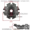 Face Drive Moveable Plate Damper & Roller for Arctic Cat Alterra 570 2020-2021 - Image 2