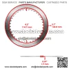 Clutch Steel Plate for Suzuki 21451-45G00 2145145G00 / LT-R450 2006-2009 - Image 2