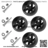 Deck Wheels for Exmark Exmark Lazer Z E-Series Zero-Turn Mower 116-9981 / Qty 4 - Image 3