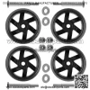 Deck Wheels for Exmark Exmark Lazer Z E-Series Zero-Turn Mower 116-9981 / Qty 4 - Image 4