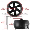 Deck Wheels for Gravely ZT2352 ZT1640 ZT1840 ZT2044 Zero-Turn Mower 40" - 52" - Image 2