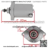 12V Starter with Relay Solenoid for John Deere X384 X390 X394 X570 X580 X584 - Image 2