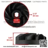 Water Pump Cover Gasket w/ Impeller & Seals for Polaris INDY 600 SP / LE 2014-18 - Image 3
