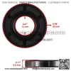 Water Pump Cover Gasket w/ Impeller & Seals for Polaris INDY 600 SP / LE 2014-18 - Image 5