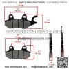 Front Brake Pads for Kawasaki Teryx4 750 EPS LE 43082-0126 2012-2013 - Image 2