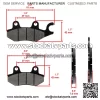 Front Brake Pads for Kawasaki Teryx4 750 EPS 4x4 43082-0126 2012-2013 - Image 2