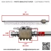 Steering Shaft For Kubota 66811-41200 Tractor - Image 2