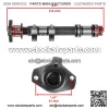 Fits Polaris RZR XP 900 Intake Exhaust Camshaft w/ Timing Chain Sprocket 2011-13 (For: Polaris) - Image 3