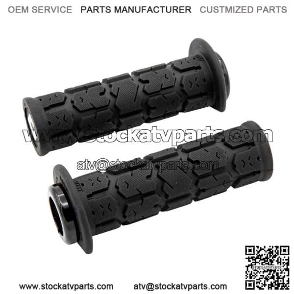 ODI Rogue Lock on Grips Black For YFZ KFX 450R 450 400EX LTZ 400 TRX450R ATC250 (For: Yamaha)