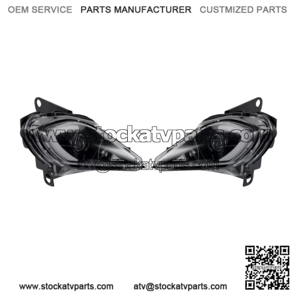 Front led lights with halo Yamaha raptor 250 350 700 YFZ 450R