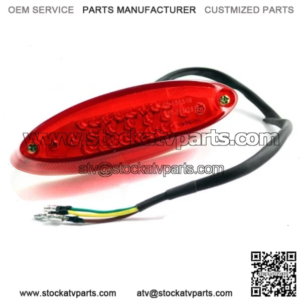 Rear lamp red color