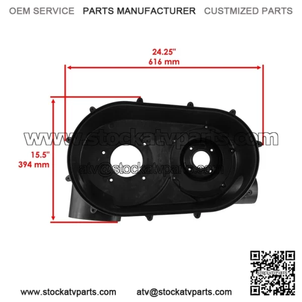 Can-Am Maverick X3 2017-2022 Clutch Air Guide Inner Back Plate Cover w/Gasket - Image 2