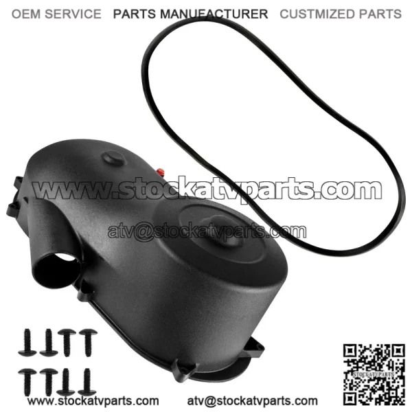 Polaris Scrambler 500/Trail Blazer/Boss 330 2010 CVT Clutch Belt Outer Cover - Image 4