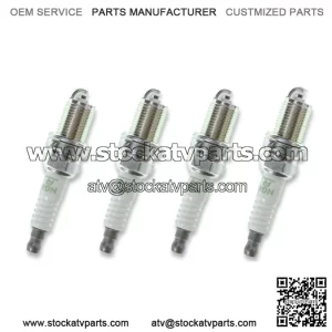 4pcs 07-13 Honda TRX420FE FourTrax Rancher 4X4 ES NGK V-Power Spark Plugs kf