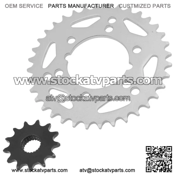 Polaris Scrambler 500 4X4 2000-2011 Front/Rear Sprockets Kit - Image 5