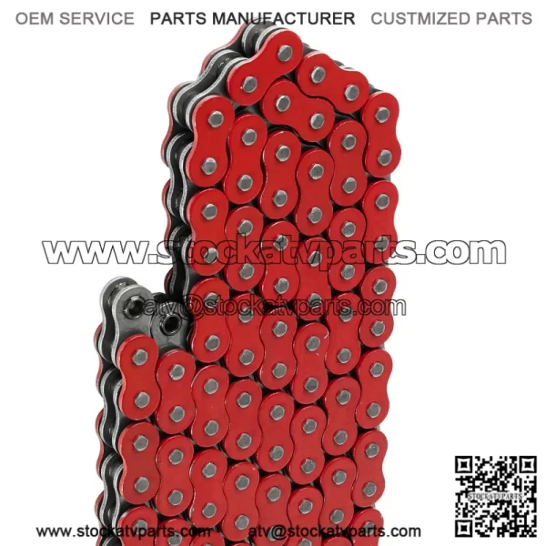 Polaris Scrambler 500 4X4 1997-2012 Red O-Ring Drive Chain - Image 4