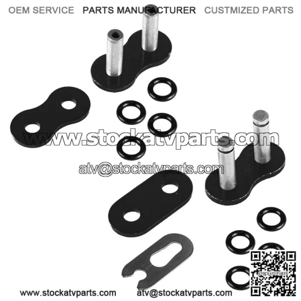 Polaris Scrambler 500 4X4 1997-2012 Black O-Ring Drive Chain - Image 5