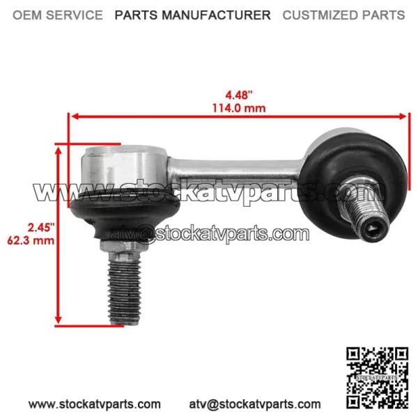 Can-Am Maverick X3 Max Turbo 2019-2024 Front Right Stabilizer Bar End Link - Image 2