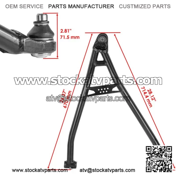 Can-Am Maverick X3 Max RR 4x4 2020-2023 Lower Right Front A-Arm (64") - Image 2