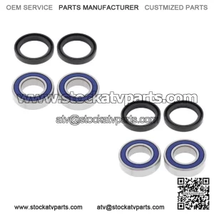 Front Wheel Bearings & Seals For 09-13 Kawasaki Mule 4010 Diesel 4x4