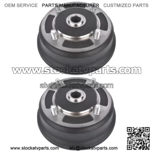 2x Front Brake Drums for Kawasaki Mule 3000 3010 3020 4000 4010 2x4 4x4 KAF620G