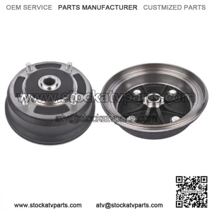 Pair For Kawasaki Mule 3000 3010 4000 4010 KAF950B 4x4 Diesel Front Brake Drums