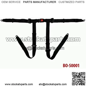 4 Point Adjustable Seat Safety Belt Harness fits 50cc 110cc 150cc 200cc 250cc Go Kart ATV UTV Quad Club Golf Cart Buggie Taotao Sunl Roketa (1)