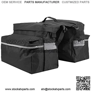 Keenso Motorcycles Saddle Bag, Universal ATV Motorcycle Luggage Bag Waterproof Motorcycle Rear Bag Tail Bags Saddlebag Snowmobiles Storage Bags Motorcycle Accessories