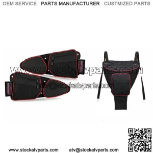 UTV Cab Center Bag + Side Storage Door Bags for Polaris 4 1000 Turbo 2014-23