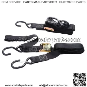 Soft Loop/Buckle/Carabiner Wide Tie Downs