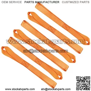 Cartman Soft Loop Tie-Down Straps, 6pk x 18in, 3600lbs,Lowest price in 30 days