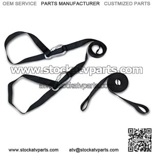 Snowmobile Tow Strap with Hook, Tow Rope, Quick Hook Up and Tow Easilly for Snowmobile, Sled, Skidoo or ATV, Snowmobile Accessories, Snowmobile Safety Kit(10 feet)