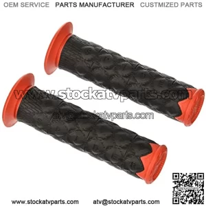 der Grips SL/TR/B SLT Slim Line Grips for ATV, Watercraft, Snowmobile Black/Red