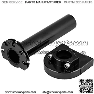 Acouto Throttle Twist Grip Universal 7/8" Handlebar Throttle Twist Grips Accelerator 22mm Twist Throttle Accelerator Handle Grips for Motorcycle Scooter Dirt Bike ATV(Black),6% coupon applied at check