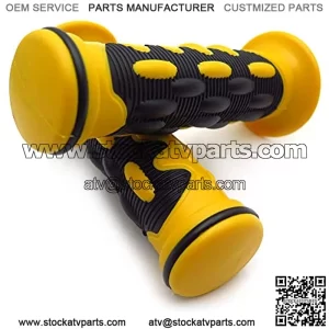 XH4076-YELLOW-22 Comfort Yellow Gel Hand Grips 22mm 7/8 Inches Compatible with Sportsbike Motorcycle ATV KTV,5% coupon applied at checkout,with coupon