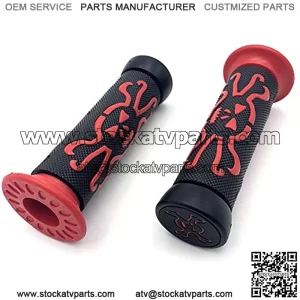 XH4089-RED-22 Skull Grips Red Quad Atv (7/8 Inches Both Side),5% coupon applied at checkout,with coupon
