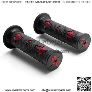 ATVs & PWC Rubber Comfort Hand Grips 7/8" Black Compatible with  TRX Fourtrax Foreman 90 200 250 300 350 400