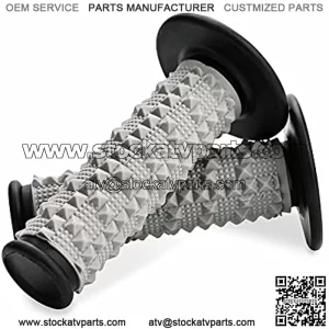 7/8" Motorcycle Handlebar Grips 22mm 28mm For Apollo 125cc 250cc For Yamaha  Suzuki  Dirt Pit Bike Universal ATV UTV (Black)