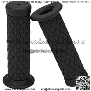 Techjayse 7/8" Universal Motorcycle Hand Bar Grips Pillow Grip Anti-Slip Rubber Racing Grip for Dirt Bike Motocross Compatible with Harley  Triumph Yamaha Kawasaki,Different Size,5% coupon applied at