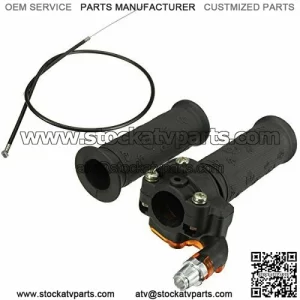 Twist Throttle Accelerator Grips&Cable For ATV Quad Dirt Pit Bike