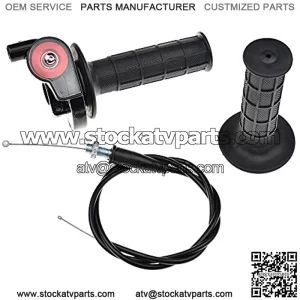 7/8" 22mm Twist Throttle Grips Cable For CRF KLX TTR 110 125 150 200 250 cc Dirt Pit Bike